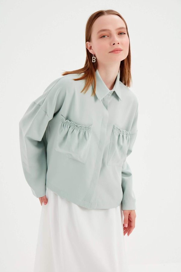 Mint Yeşili Misty Gömlek