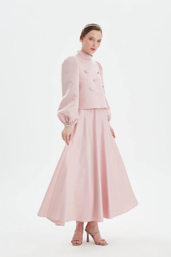 Pembe Leyza Abiye