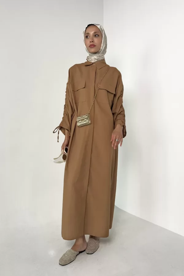 Camel Carla Elbise - Görsel 2