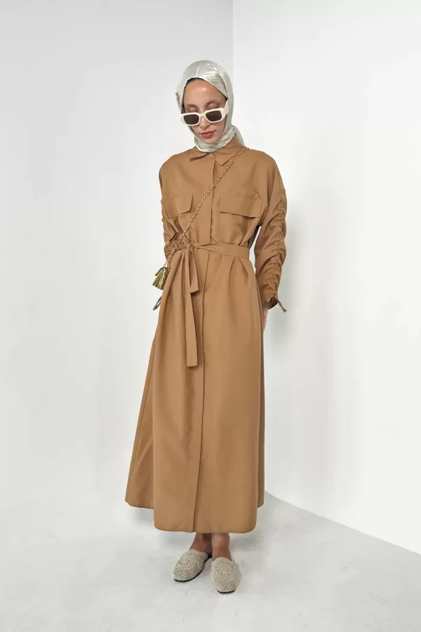 Camel Carla Elbise - Görsel 5
