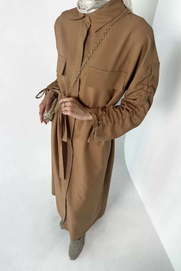 Camel Carla Elbise - Görsel 6