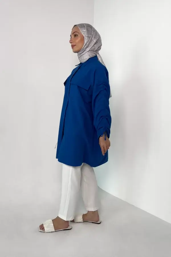 Mavi Carla Tunik - Görsel 3