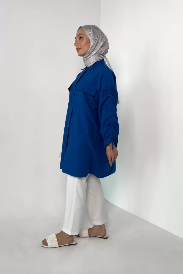 Mavi Carla Tunik - Görsel 3