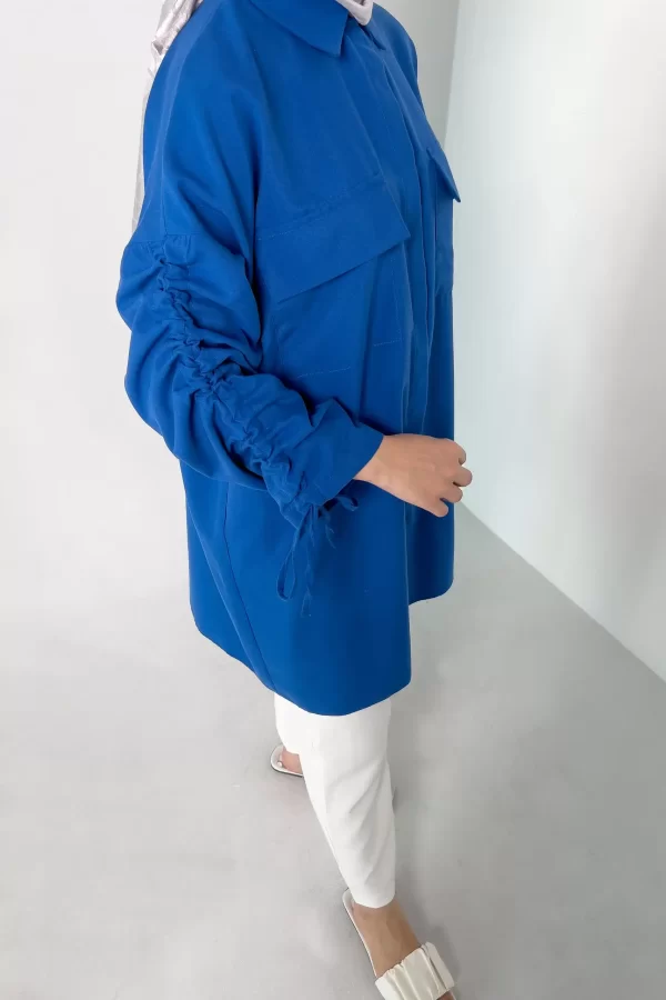 Mavi Carla Tunik - Görsel 4