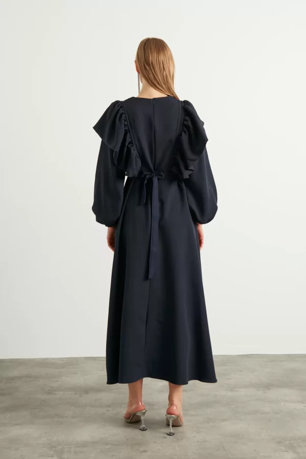 Lacivert Lady Abiye - Görsel 6