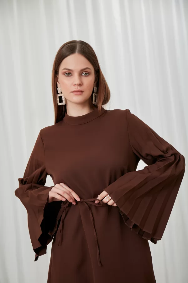 Kahverengi Lucia Pantolon Takım - Görsel 7