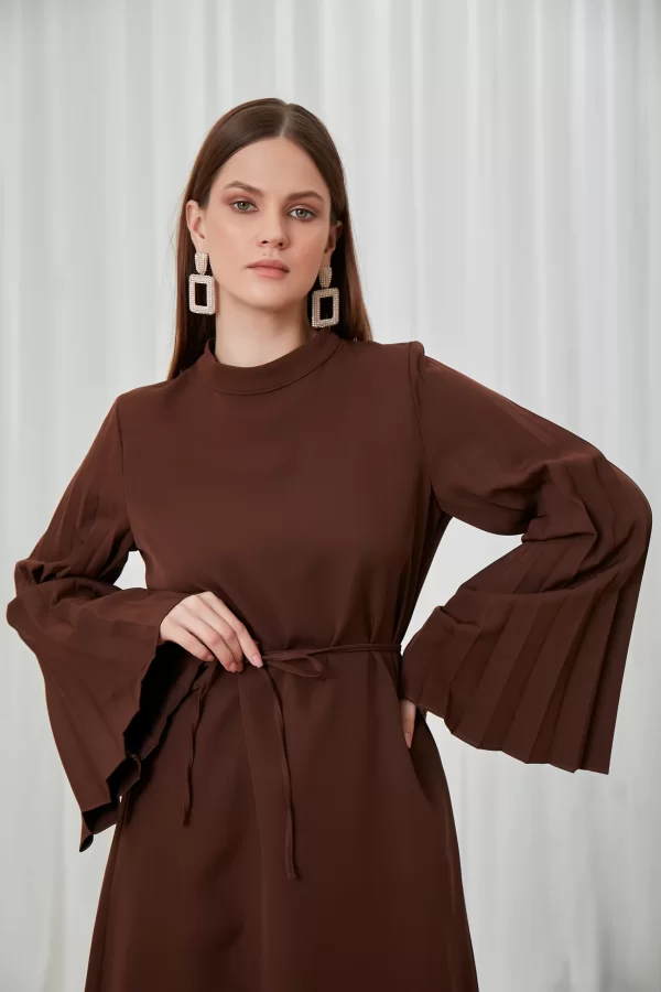 Kahverengi Lucia Pantolon Takım - Görsel 8