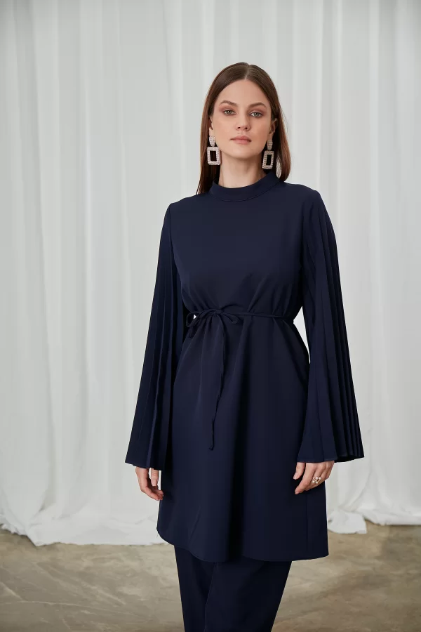 Lacivert Lucia Pantolon Takım - Görsel 2