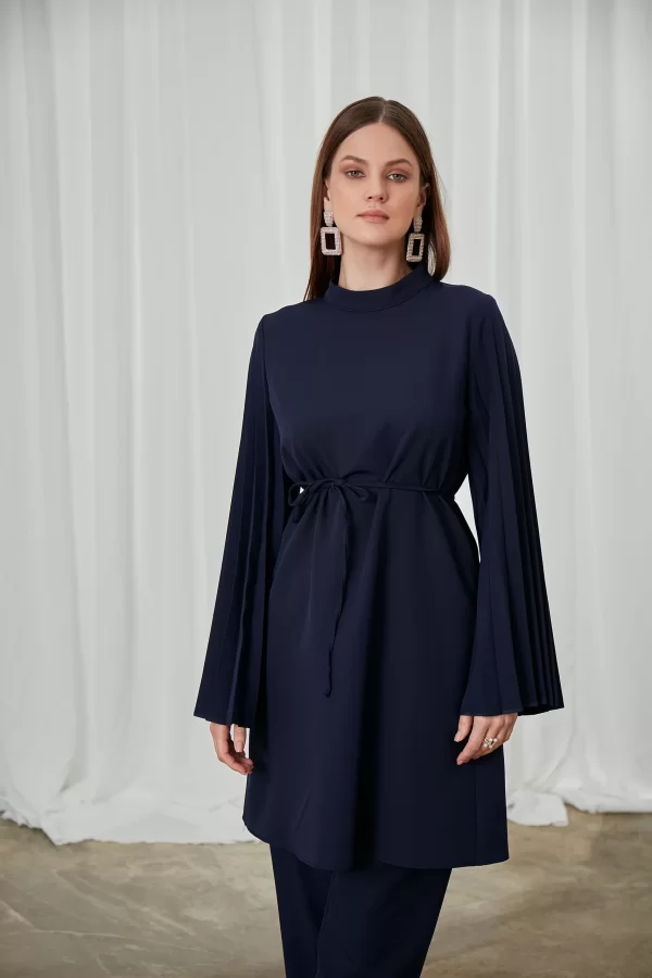 Lacivert Lucia Pantolon Takım - Görsel 2
