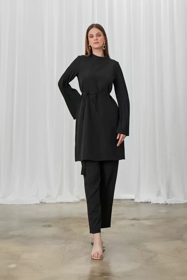 Siyah Lucia Pantolon Takım - Görsel 4