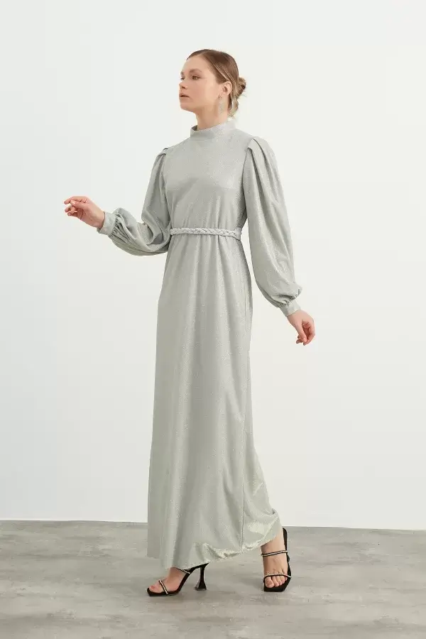 Mint Yeşili Jesse Elbise - Görsel 3