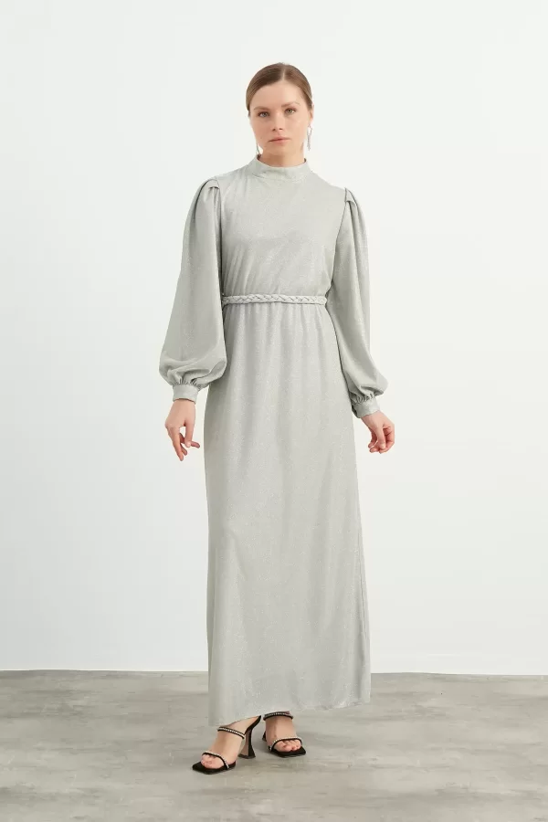 Mint Yeşili Jesse Elbise - Görsel 4