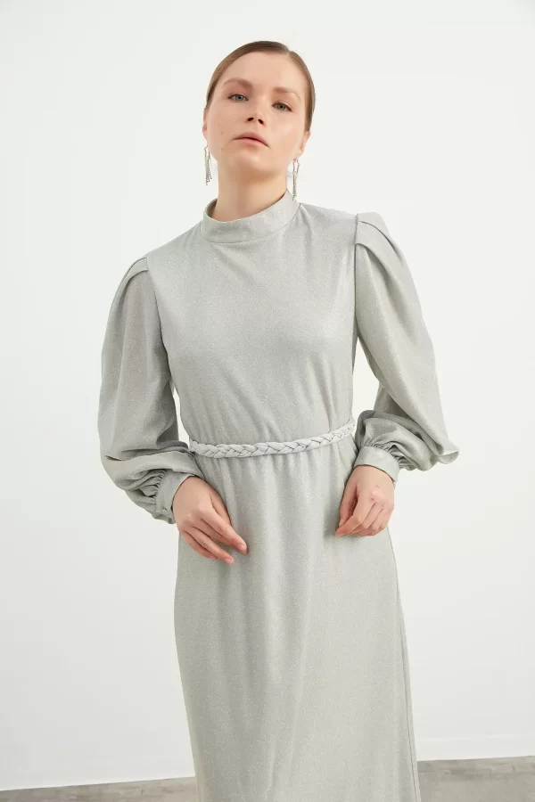 Mint Yeşili Jesse Elbise - Görsel 6