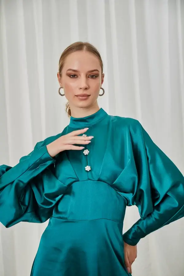 Turkuaz Sara Abiye - Görsel 2