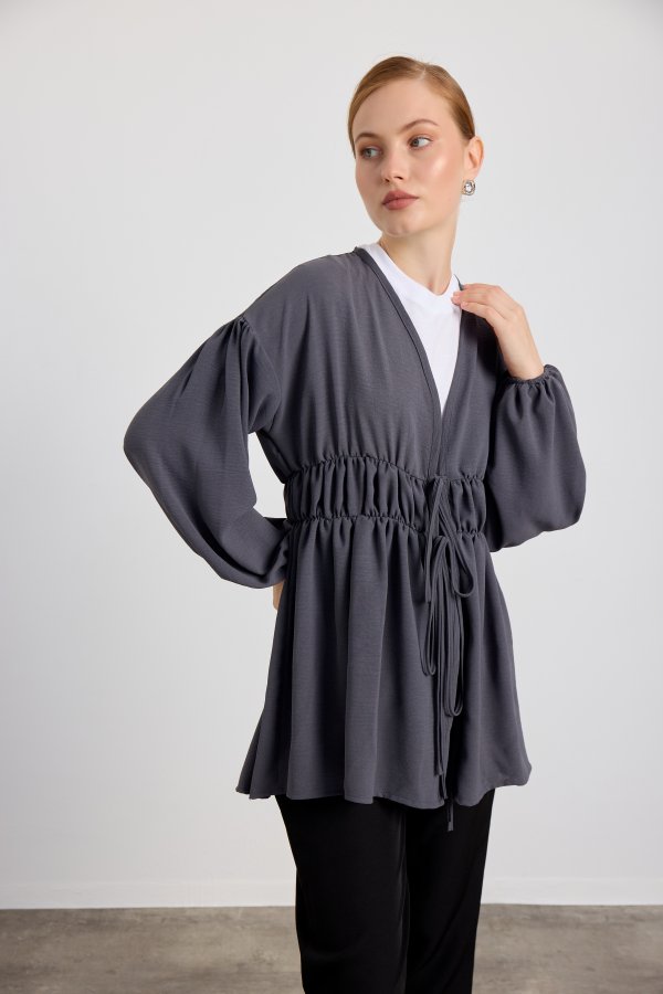 Füme Ayrobin Tunik - Görsel 2