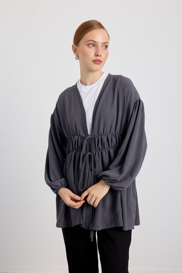 Füme Ayrobin Tunik - Görsel 3