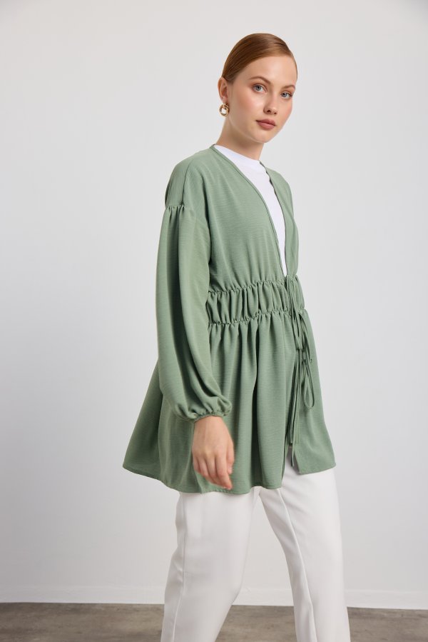 Mint Yeşili Ayrobin Tunik - Görsel 8